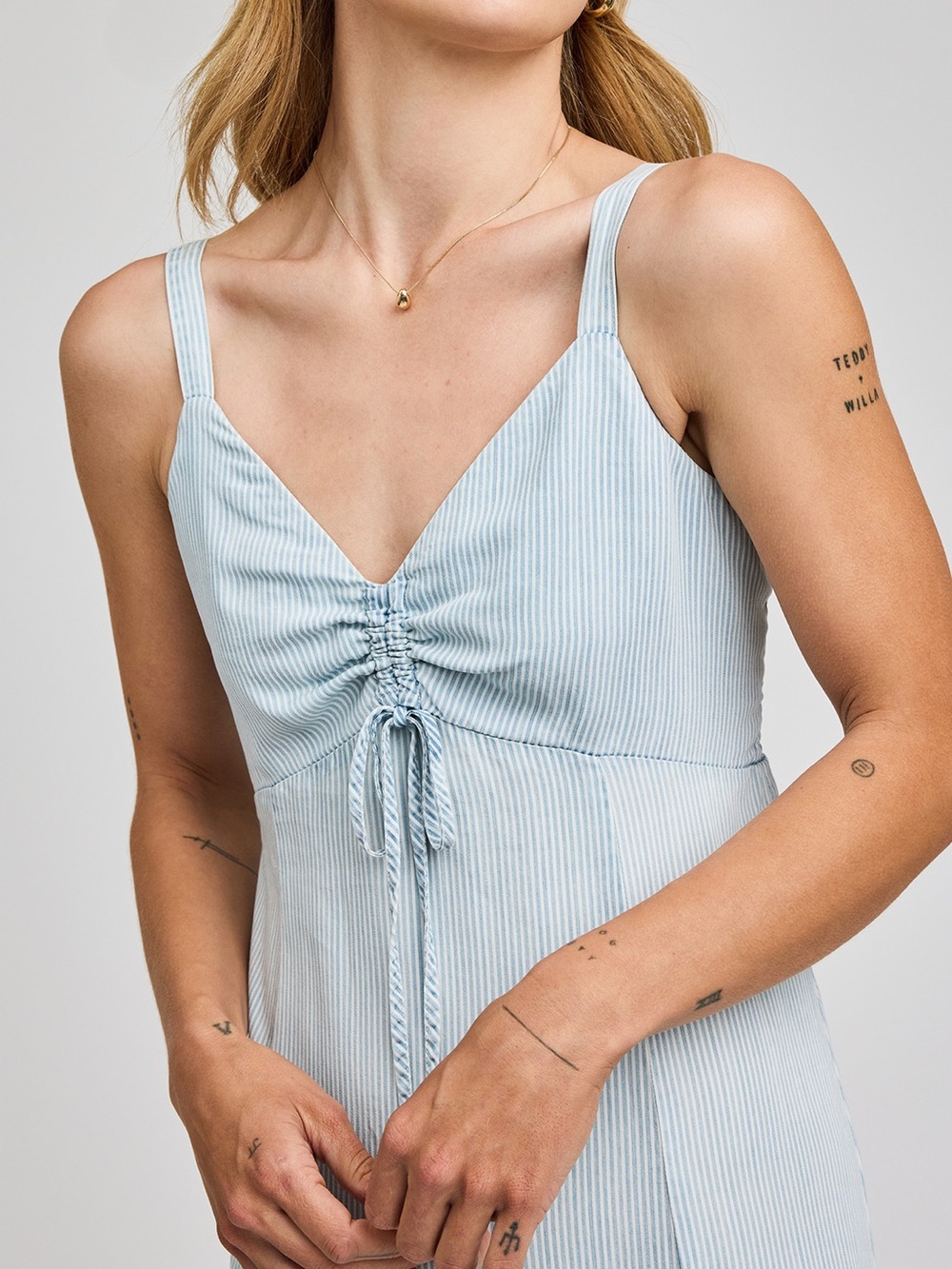 Gentle Fawn Renata Dress Blue Stripe - Picture 3 of 8